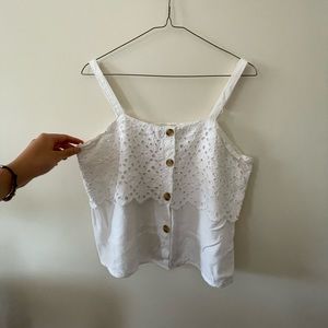 White Lace tank top